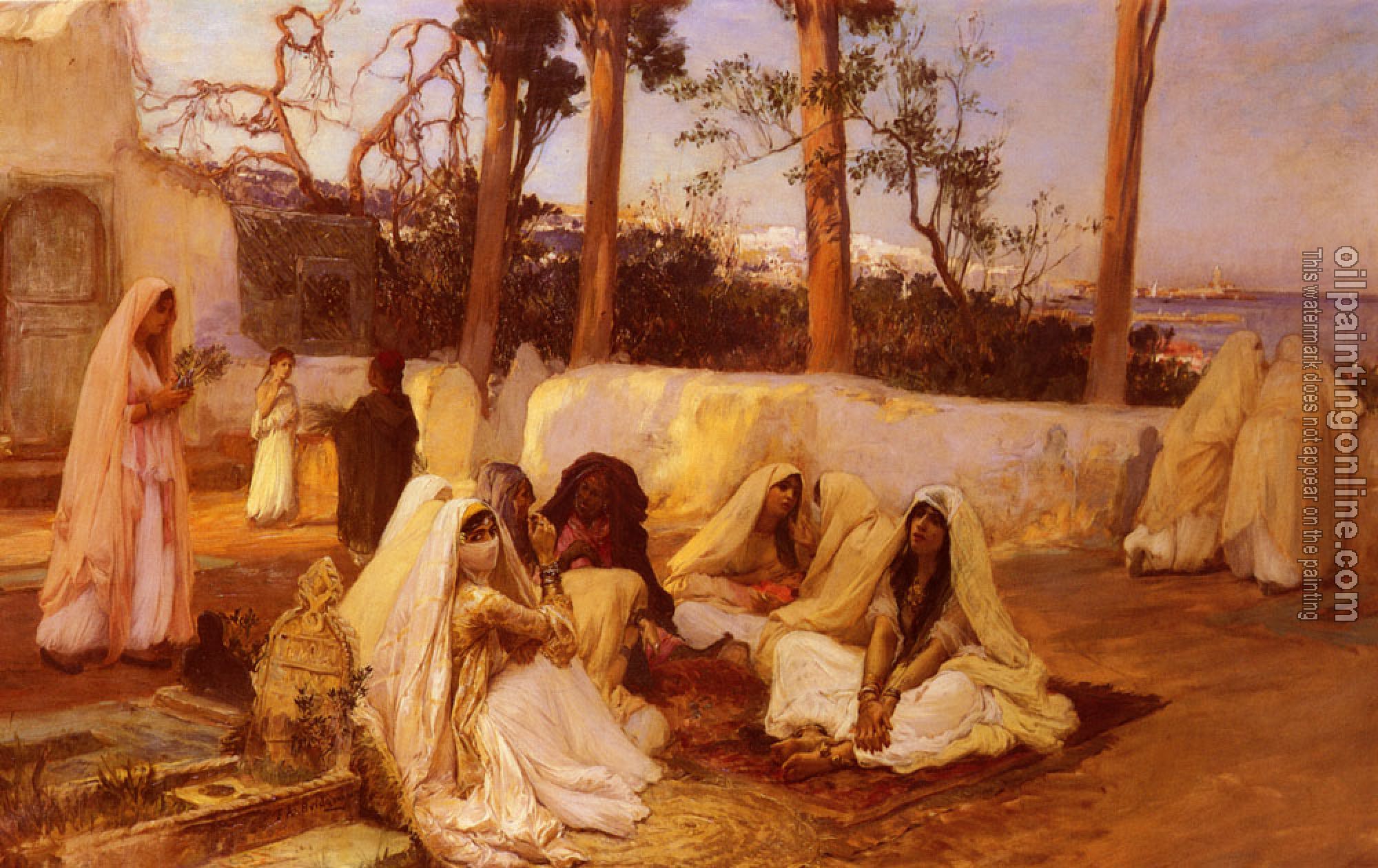 Frederick Arthur Bridgman - Women At The Cemetery